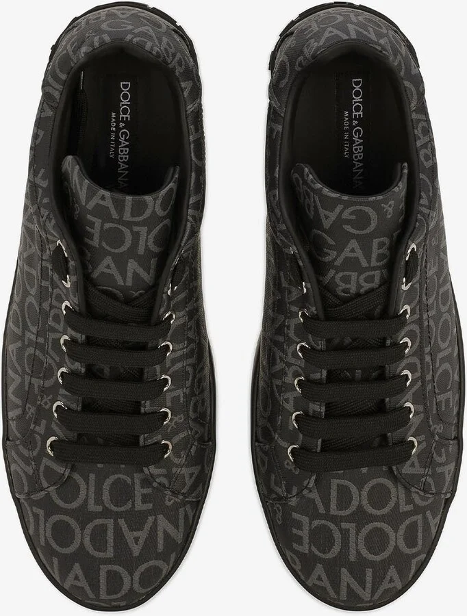 Logo Jacquard Low-Top Sneakers - Image 3