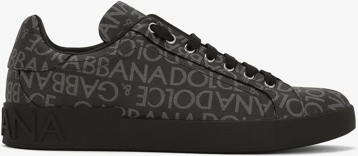 Logo Jacquard Low-Top Sneakers