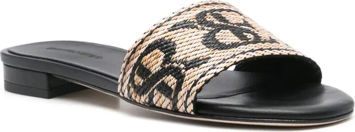 Logo-Jacquard Sandals - Image 2