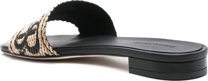 Logo-Jacquard Sandals - Image 3