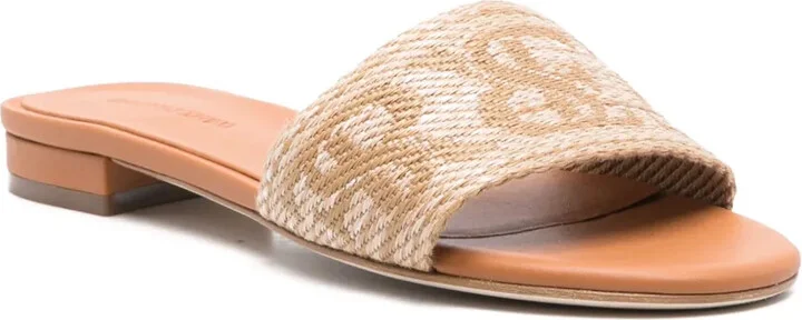 Logo-Jacquard Sandals - Image 2