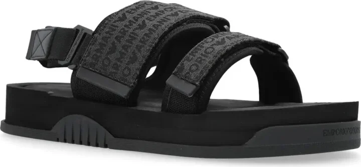 Logo-Jacquard Sandals - Image 2