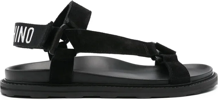 Logo-Jacquard Sandals