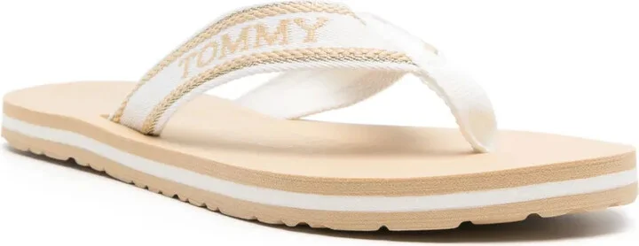 Logo-Jacquard Striped Flip Flop - Image 2