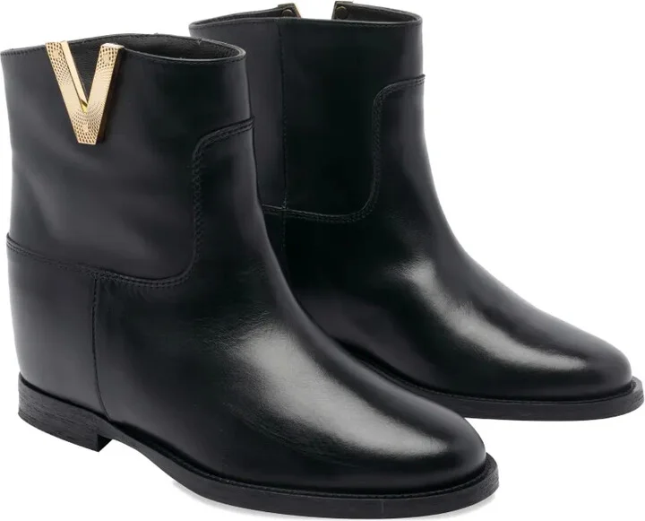 Logo Leather Ankle Boots - Image 2