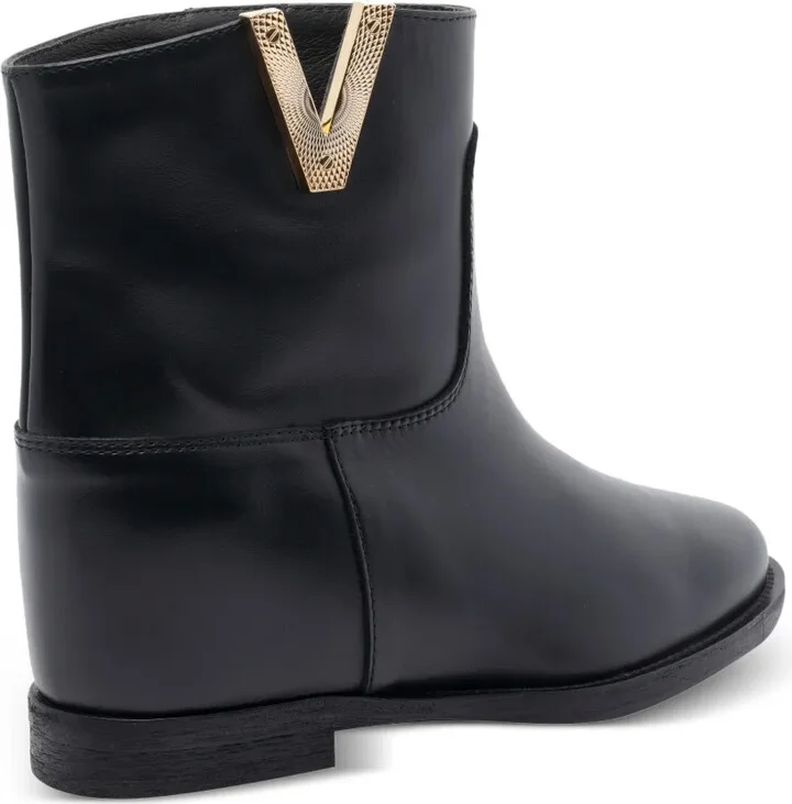 Logo Leather Ankle Boots - Image 3
