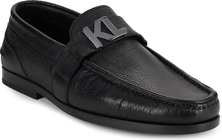 Logo Leather Loafers - Image 2