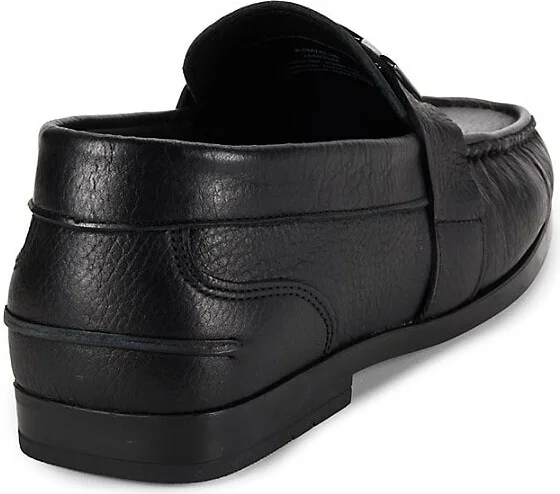 Logo Leather Loafers - Image 3
