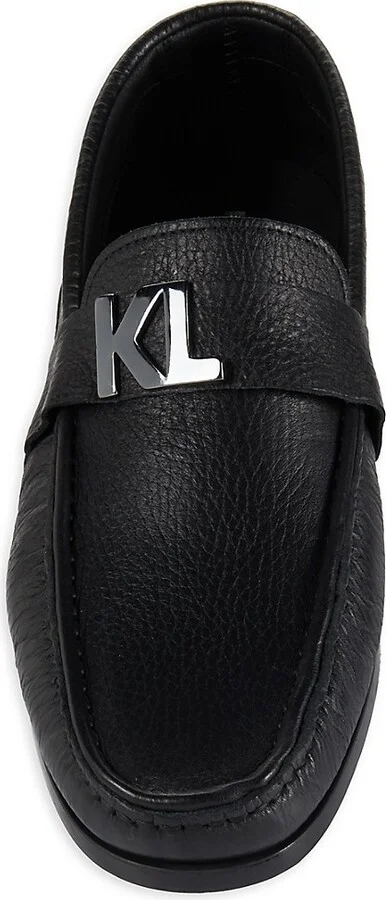 Logo Leather Loafers - Image 5