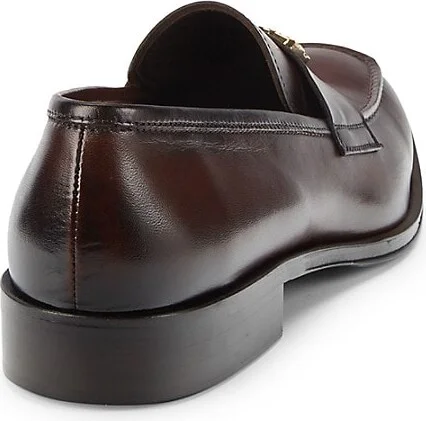 Logo Leather Loafers - Image 3