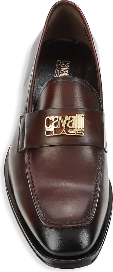 Logo Leather Loafers - Image 6
