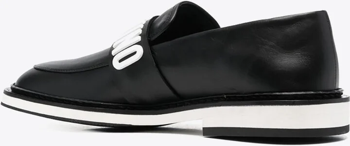 Logo Leather Loafers - Image 2
