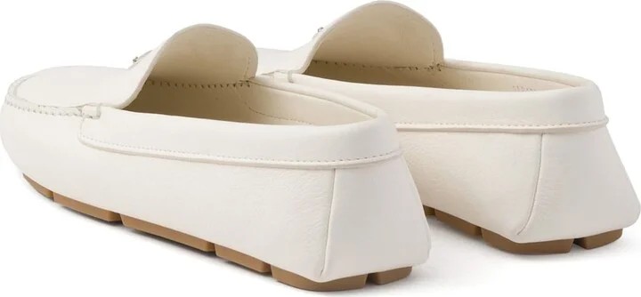 Logo Leather Loafers - Image 3