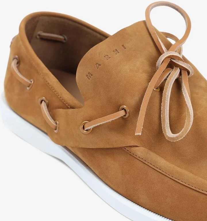 Logo Leather Loafers - Image 3