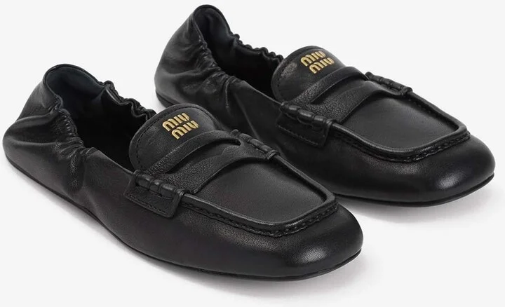 Logo Leather Loafers - Image 2