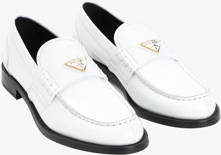 Logo Leather Loafers - Image 2