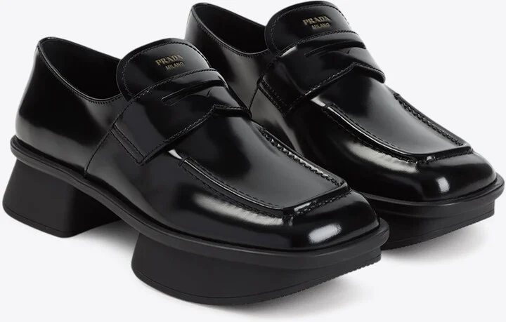 Logo Leather Loafers - Image 2