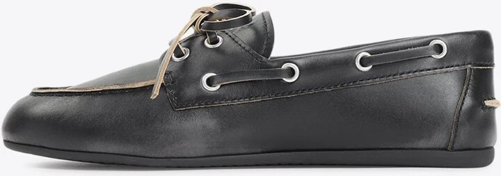 Logo Leather Loafers - Image 2