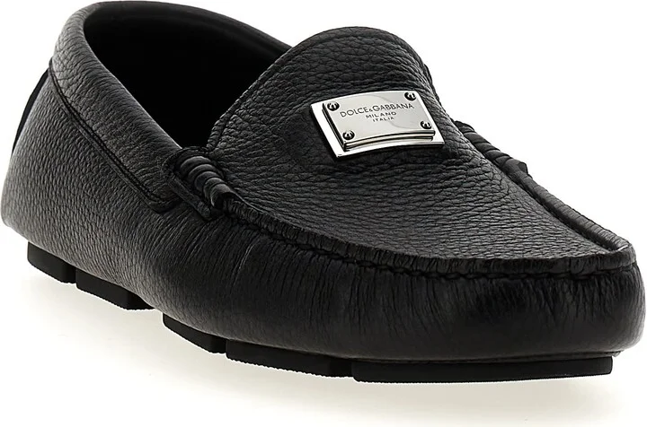 Logo Leather Loafers - Image 2