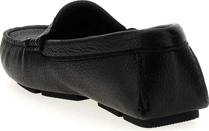 Logo Leather Loafers - Image 3