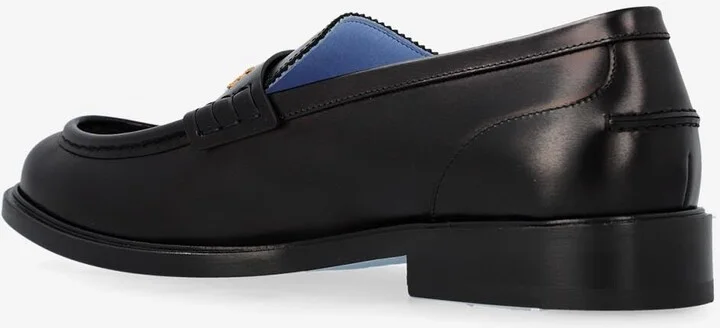 Logo Leather Loafers - Image 2