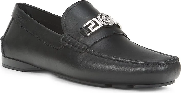Logo Leather Loafers - Image 2
