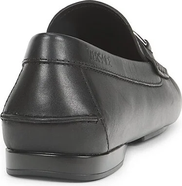 Logo Leather Loafers - Image 3