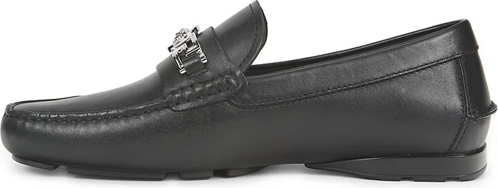 Logo Leather Loafers - Image 4