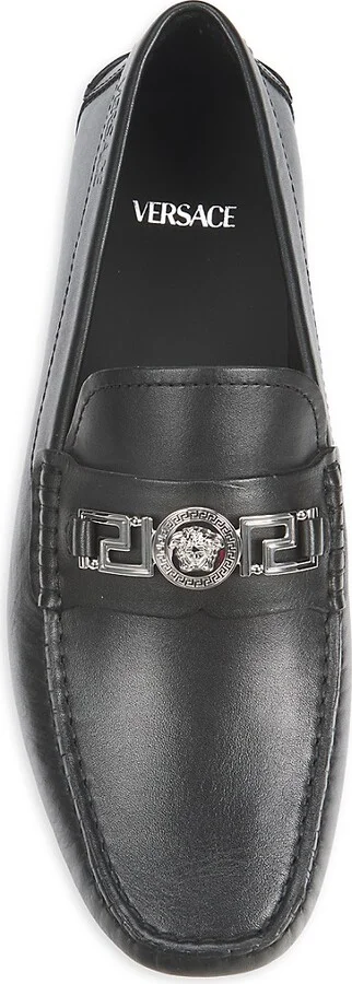 Logo Leather Loafers - Image 5