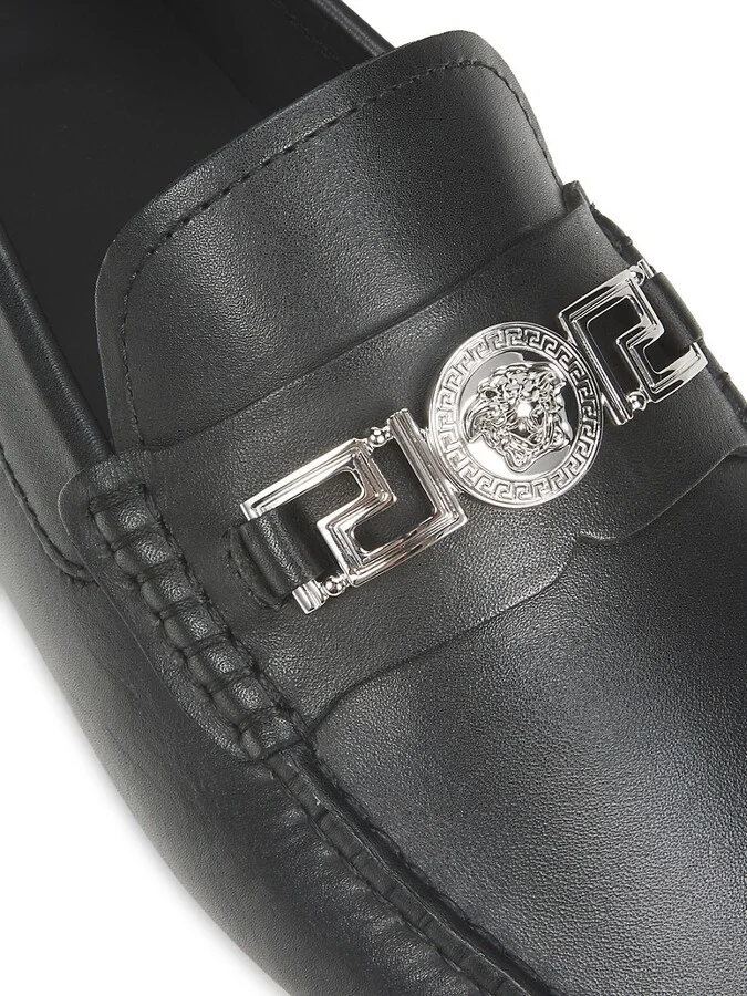 Logo Leather Loafers - Image 6