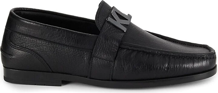 Logo Leather Loafers