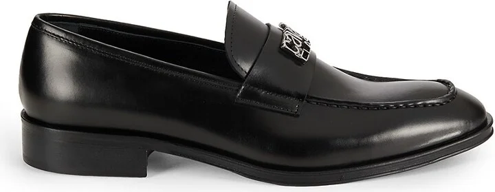Logo Leather Loafers