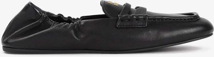 Logo Leather Loafers