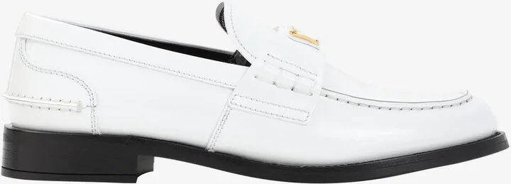 Logo Leather Loafers