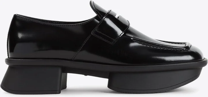 Logo Leather Loafers