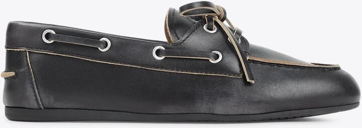 Logo Leather Loafers