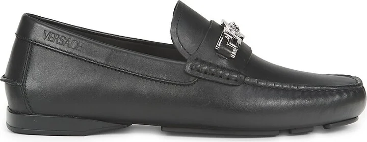 Logo Leather Loafers