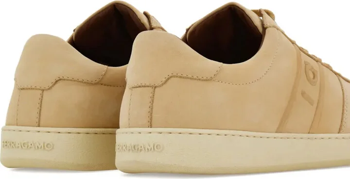 Logo Leather Low-Top Sneakers - Image 5