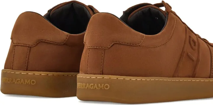 Logo Leather Low-Top Sneakers - Image 5