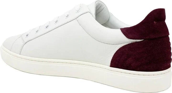 Logo Leather Men's Sneakers - Image 3