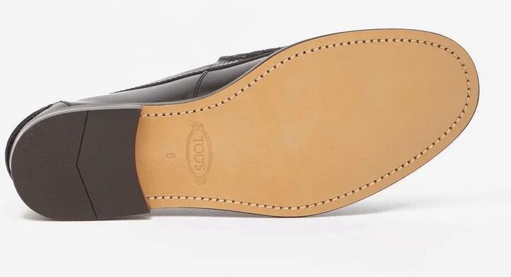 Logo Leather Penny Loafers - Image 2