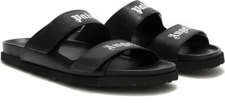 Logo Leather Sandals - Image 2