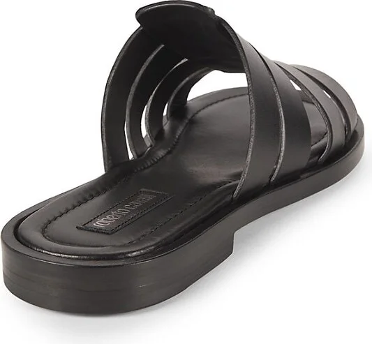 Logo Leather Sandals - Image 3