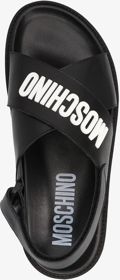 Logo Leather Sandals - Image 2