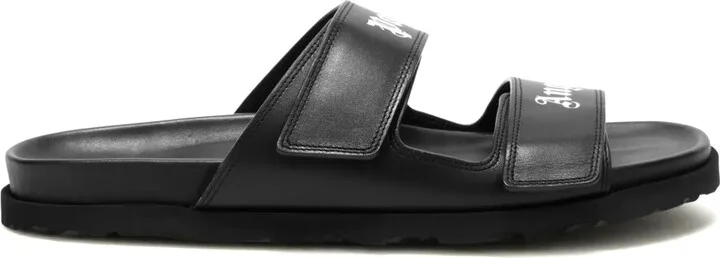 Logo Leather Sandals