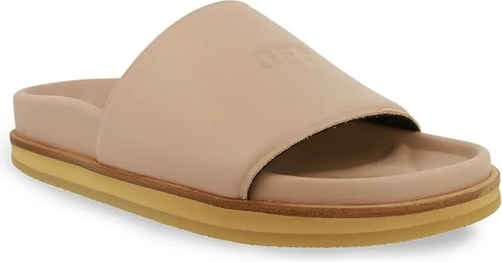 Logo Leather Slides - Image 2