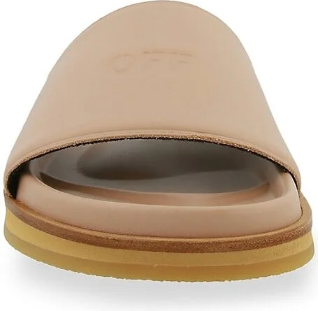 Logo Leather Slides - Image 4