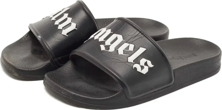 Logo Leather Slides - Image 2