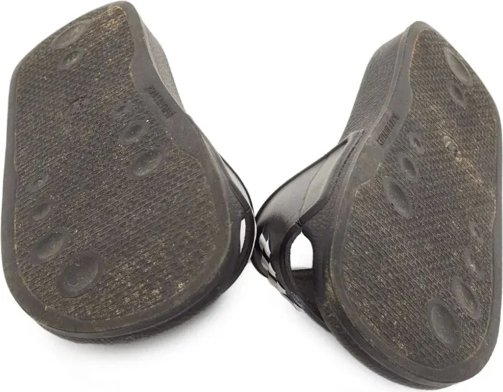 Logo Leather Slides - Image 4