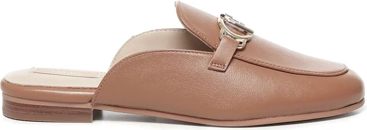 Logo Leather Slippers